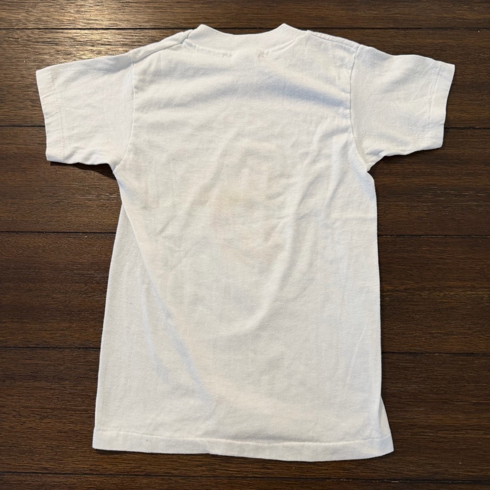 80s Future Nevada Showgirl Kids/Youth T‑Shirt Size M Rare Novelty Strip Club - Picture 2 of 7